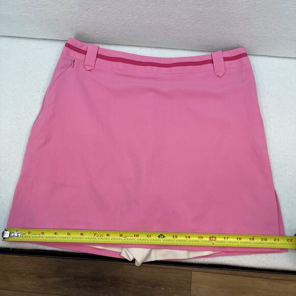 Tehama Nancy Haley pink golf pickleball tennis skort womens sz 10 - Picture 12 of 13